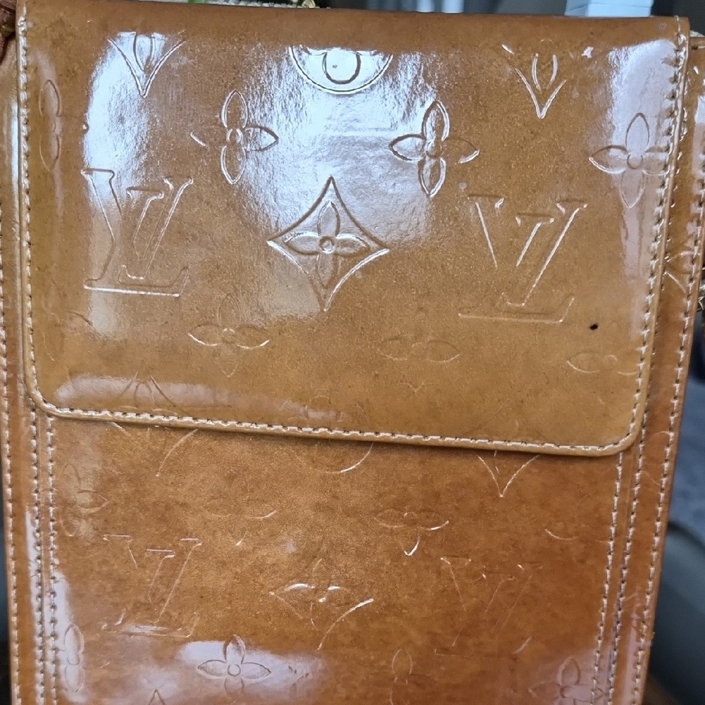 Louis Vuitton Bronze Vernis Mott Monogram Bag - Picture 4 of 13